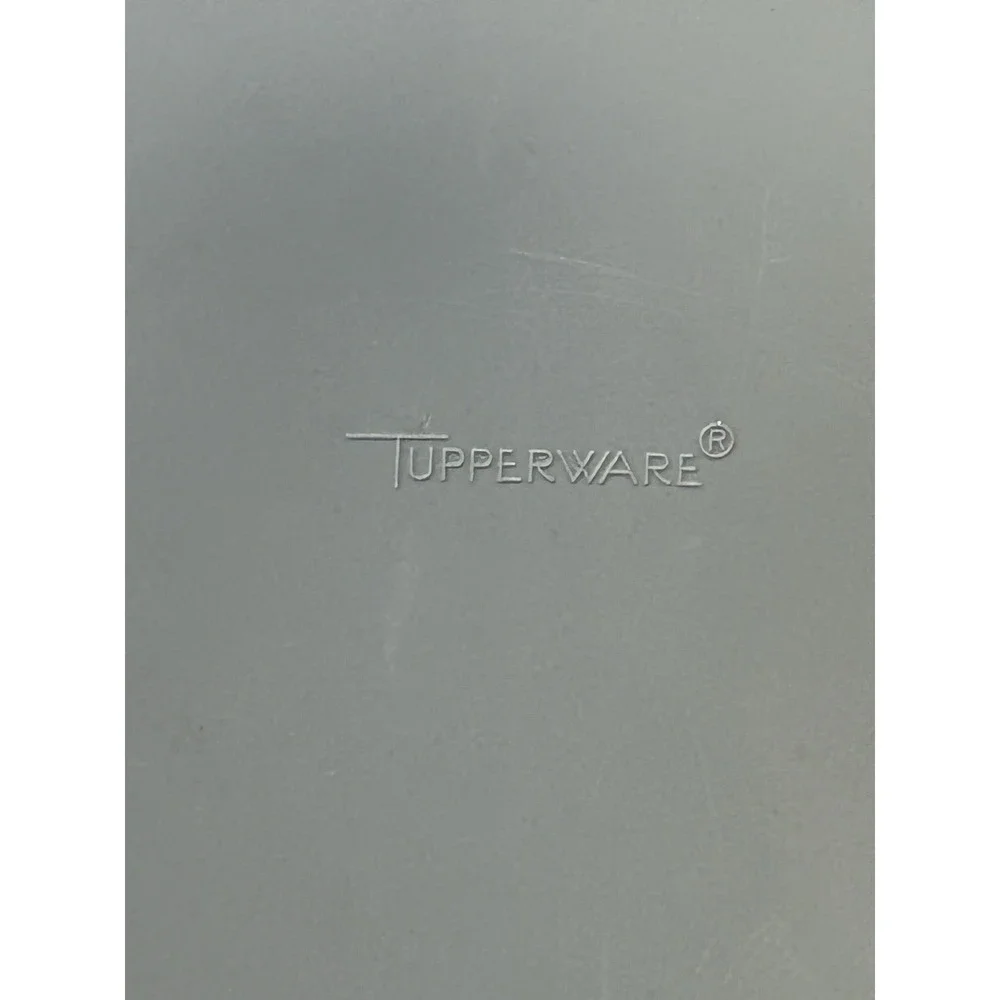 VTG Tupperware‎ (Lg) Memory Mates Shutter Box Black w Grey